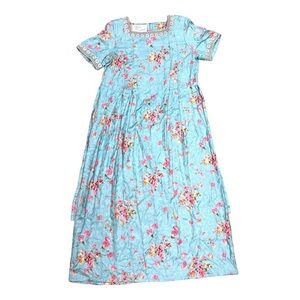 Vintage Sarah Elizabeth Maxi Dress Size 10 Floral Damask